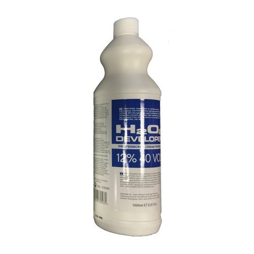 H2O2 12% Developer Professional Cream Peroxide 1L 40 vol by H2O2