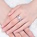 CiNily White Fire Opal Amethyst Women Jewelry Gemstone Silver Ring Size 5-11 (8)