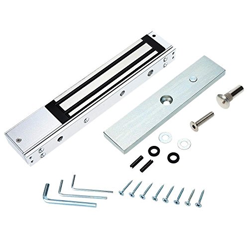 HWMATE Access Control System Kit With Keypad Power Supply 600lbs Holding Force Magnetic Lock Exit Button Keyfobs For Single Door - Thumbnail 7