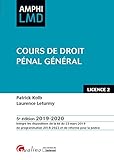 Cours de droit pénal général by 