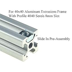 Odinest T Nuts Tee Sliding Slot Nuts 40 Series M6