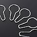 OUNONA 12 Pcs Shower Curtain Hooks Glide Shower Hooks/Rings,for Bathroom Shower Rods Curtains Liners(Silver)