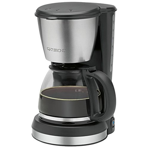 Clatronic KA 3562 Kaffeemaschine, für 12-14 Tassen Kaffee, 900 Watt, hochwertige Edelstahlapplikationen…