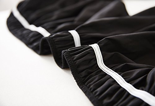 6 Cozylife+Fabric+Elastic+Ruffled+Tailored