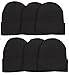 ToBeInStyle Men's Pack of 6 Double Layered Beanies