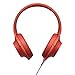 Sony h.ear on Premium Hi-Res Stereo Headphones (wired), Cinnabar Red