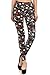 Leggings Depot High Waisted Valentine & Hearts Print Leggings for Women-Full Length-R547, Abstract Bubbles, One Size