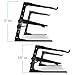 AxcessAbles LTS-03 Two Tier Adjustable Laptop Stand with Desk Clamps (Black)thumb 2
