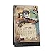 MC SID RAZZ Harry Potter Vintage Table Calendar (14 Months) | Harry Potter Collectibles | Desktop Calendar