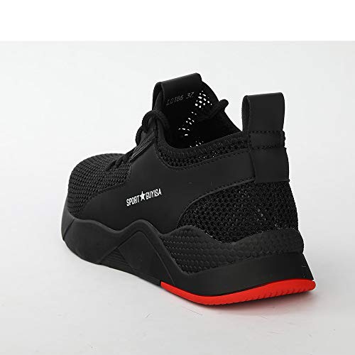 image for DY Unisex Safety Shoes Steel Toe Work Shoes Industrial & Construction 