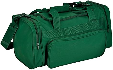 Durable Canvas Sports Duffel Bag by Getz - Dark Green
