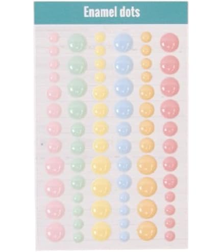 Darice Sticky Thumb Adhesive Dots – 300 Pack, 0.25 Inch, Flat & Low-Profile For Paper Crafts