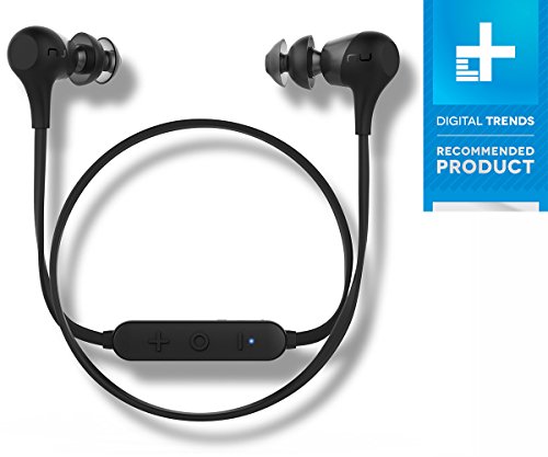 Optoma NuForce BE2 Wireless Bluetooth Earphones with patented SpinFit eartips, 10h battery, microphone, AAC support for iPhone