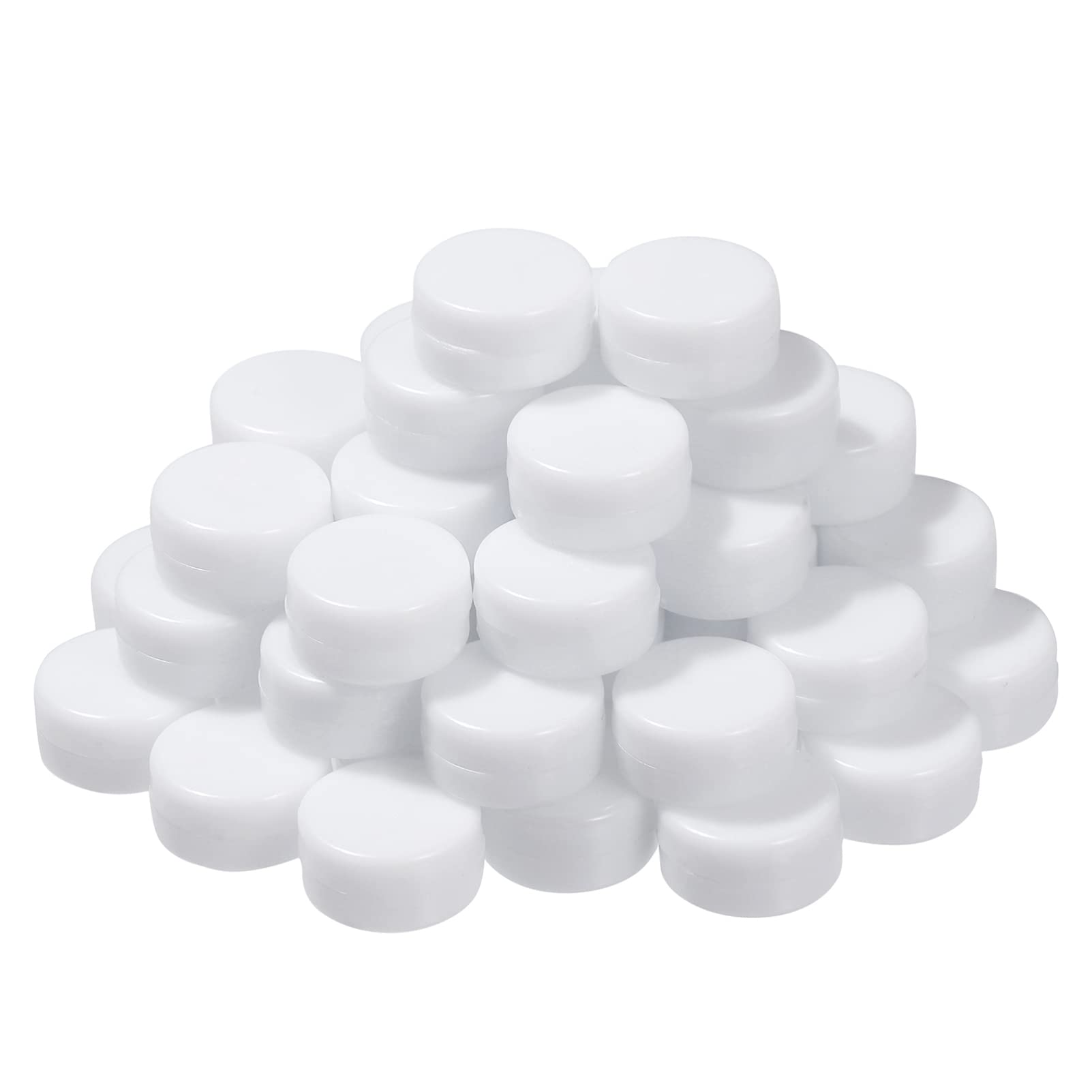 Toddmomy 50Pcs Plastic Rattle Box Inserts 0.87 Inch Baby Noise Makers for Infant Toys, White, Ideal for Stuffed Animals and Diy Projects