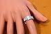 CiNily Women's Opal Rings,Create White Blue Pink Fire Opal Silver Plated Gemstone Ring Size 5-13