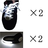 ANERSUS LED Shoes Clip Lights & LED Nylon Shoelaces