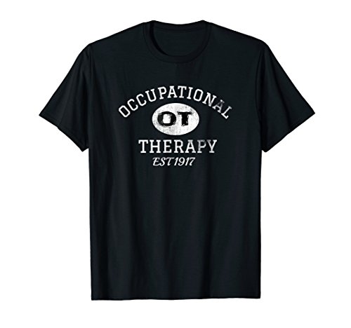 Occupational Therapy T Shirts Vintage Stressed