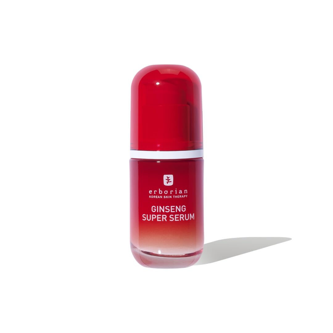 Erborian - Ginseng Super Serum - Replumps wrinkles face care Ginseng extract - Smoothes and firms - 30 ml, Red (8809255786255)