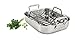 All-Clad Specialty Stainless Steel Roaster with Nonstick Rack 11x14 Inch Oven Broiler Safe 600F Roaster Pan, Pots and Pans, Bakeware, Silver