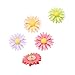 Yalis 12 Pcs Decorative Push Pins, Assorted Color Floret Creative Thumbtacks for Home or Office Whiteboard, Corkboard, Photo Wall Holding Paper or Decoration
