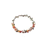 DRESHOW 3 Pack Flower Wreath Headband Crown Boho Hair Accessories for Wedding Festivals