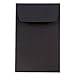 JAM PAPER #1 Coin Business Envelopes - 2 1/4 x 3 1/2 - Smooth Black - 50/Pack