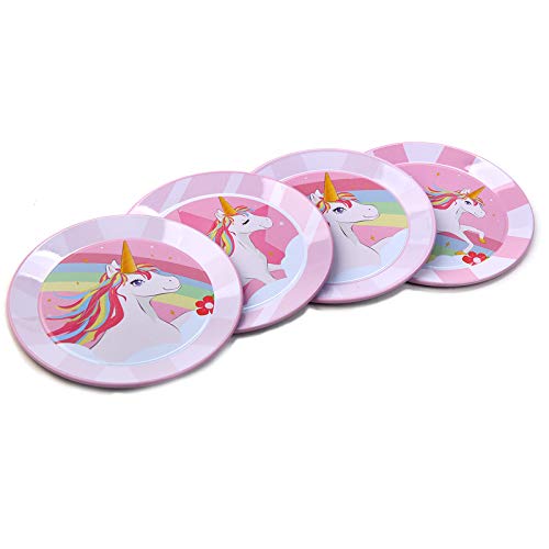BEIAOSU Zin Teeservice Set Teeset mit Koffer für Kinder Kaffeeservice Kinderküche Rollenspiele Geschirr aus Zinn 24… – Bild 4