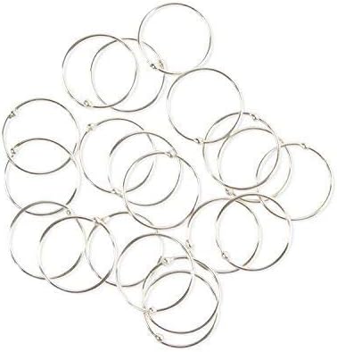 Pack of 20 VERY SMALL & EXTRA THIN 925 Sterling Silver Nose Rings size 8mm gauge 0.5mm, 8mm x 0.5mm