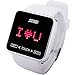 SKMEI Waterproof Touch Screen Boys Girls Sport LED Digital Wrist Watch (White)