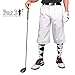 Golf Knickers White Microfiber (Plus Fours) for Men