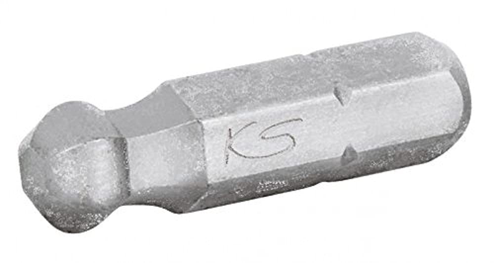 KS TOOLS 911.3707 1/4" Bit hex, 25mm, with ball end, 5mm, 5pcs