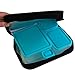Portion Perfect Insulated Sleeve by Bentology - For Bento Box Lunchbox - Black