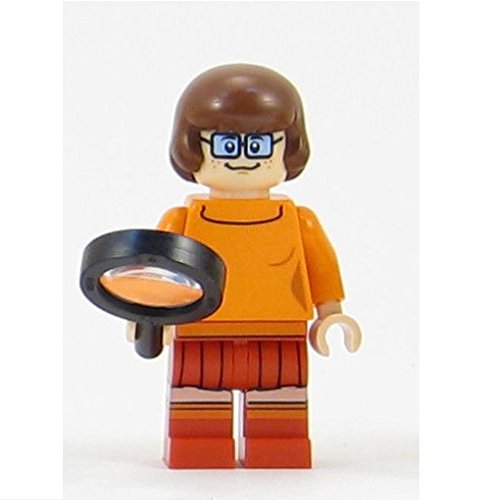 Lego scooby-doo minifigure  - velma with magnifying glass (75904)