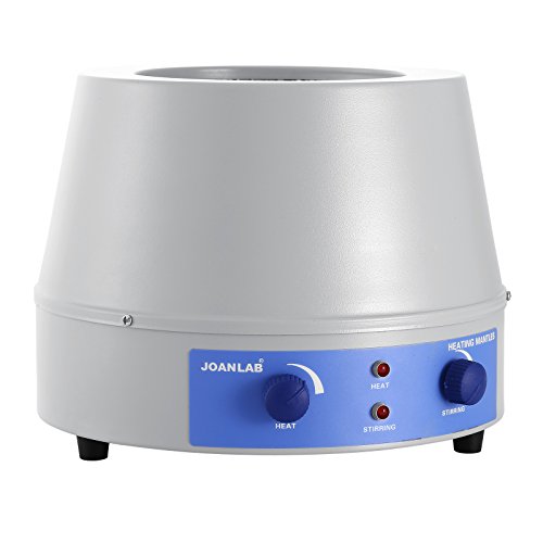 Happybuy Magnetic Stirrer 500ml 0~1400 RPM Stirring Heating Mantle 250W Magnetic Stirrer Heating Mantle Max. Temperature 380℃ for Liquid Heating and Stirring - Thumbnail 3