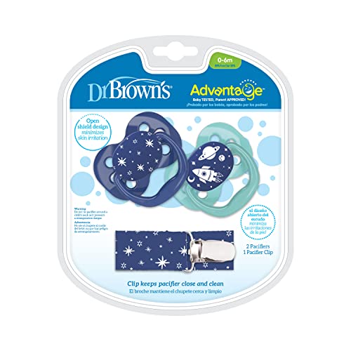Dr. Brown's Advantage Symmetrical Pacifier with Air Flow & Pacifier