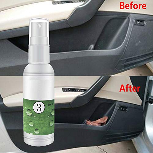YOUNGFLY 50ml Car Refurbished Agent Trim Leather Plastic Care Maintenance Cleaner