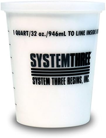 System Three 3145S16 White Glass Microspheres, 1 quart Tub