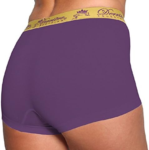 Derriere Equestrian Performance Seamless Female Shorty Purple Small/Medium
