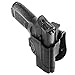 Orpaz C-Series HK USP Holster Compatible with HK USP Right-Hand OWB Holster, Level II Retention, Paddle Holster - Unisex - Will Secure Your Handgun with a Tactical Appearance