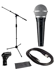 Shure PGA48 Microphone Bundle with MIC Boom Stand