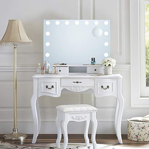 COZ Hollywood Mirror with Lights, Vanity Mirror with Lights for Bedroom, Dressing Room