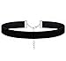 Jstyle 4PCS Velvet Black Choker Necklaces for Women Girls Gothic Tattoo Choker Simple Fashion Chain