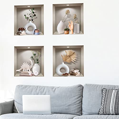 Decorative Wall Stickers for Adult Bedroom Self-Adhesive 3D Kitchen Wall Sticker 60 x 60 cm