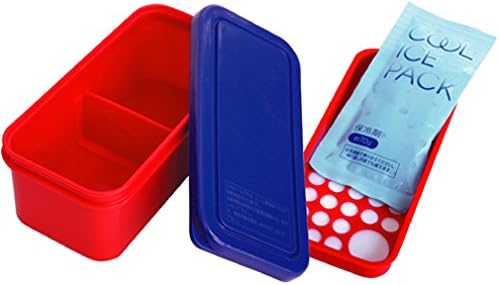 With refrigerant multi-lunch box (S) Red PN-1944-80