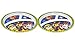 2-Pack Zak Designs Toddler Plate 3-Section 8