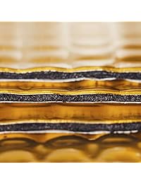 Mat66 120 mil 23 pies cuadrados alfombrilla de decoloración de sonido de coche, Butyl automotive Sound Deadener, aislamiento de ruido de audio y amortiguación