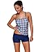 JOYMODE Women's Retro Sports Swimsuit Tribal Printed Bikini Two Piece Tankini
