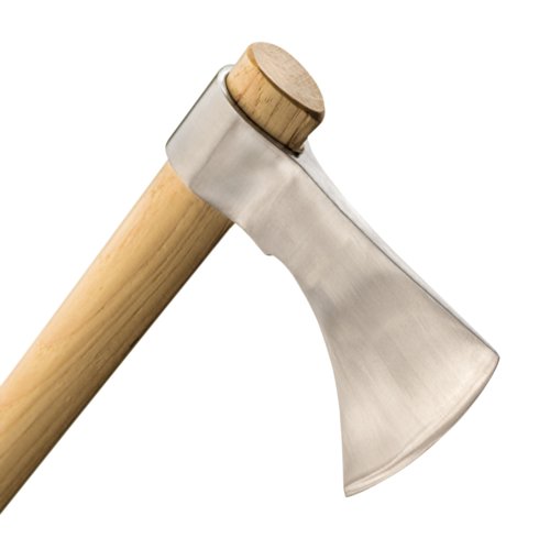Thrower Supply Hand-Forged Carbon Steel Tomahawk, Chrome Polished