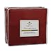 Clara Clark Premier 1800 Series 3-Piece Duvet Cover, King, Burgundy Red