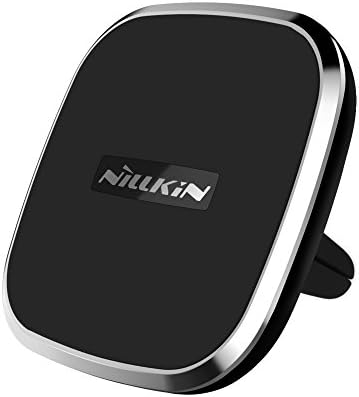 Magnetic Mount Wireless Charging Pad, Qi Wireless Charger Cell Phone Car Air Vent Mount / Holder for iPhone 8 8 Plus X Galaxy S8 S8+ and Qi Enalbed Devices (360° Rotation)